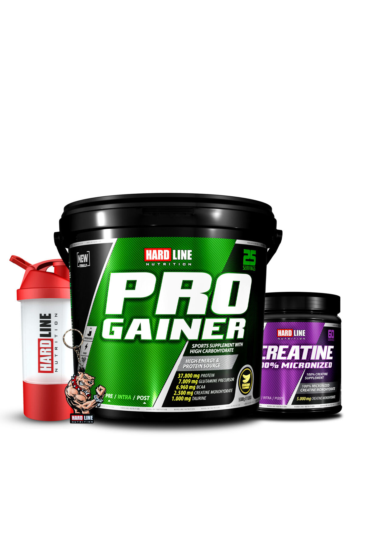 Progainer Muz 5000 gr Kreatin Mikronize 300 gr Shaker