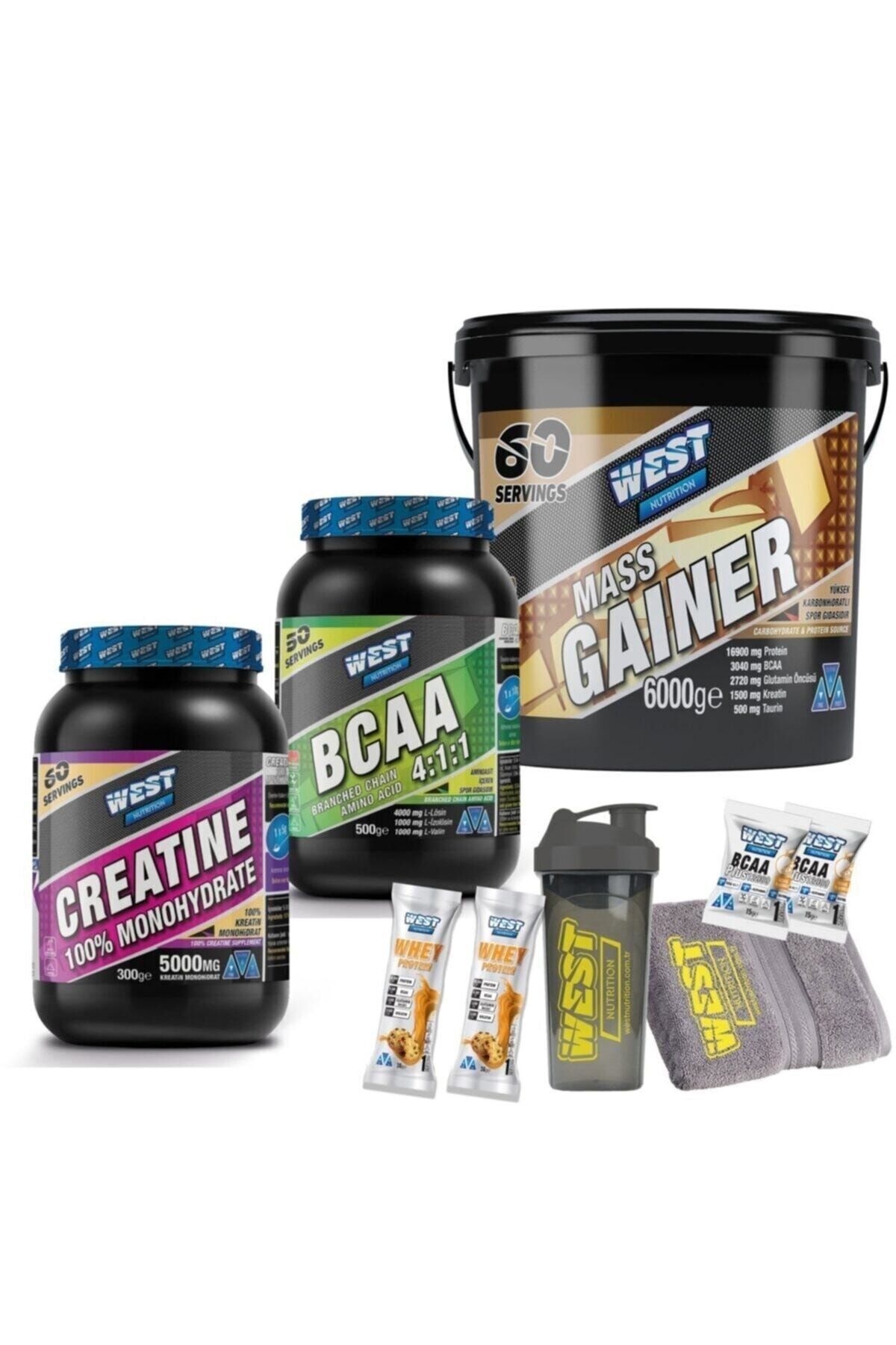 Mass Gainer Ve Bcaa 4:1:1 Ve Kreatin Monohidrat Paketi