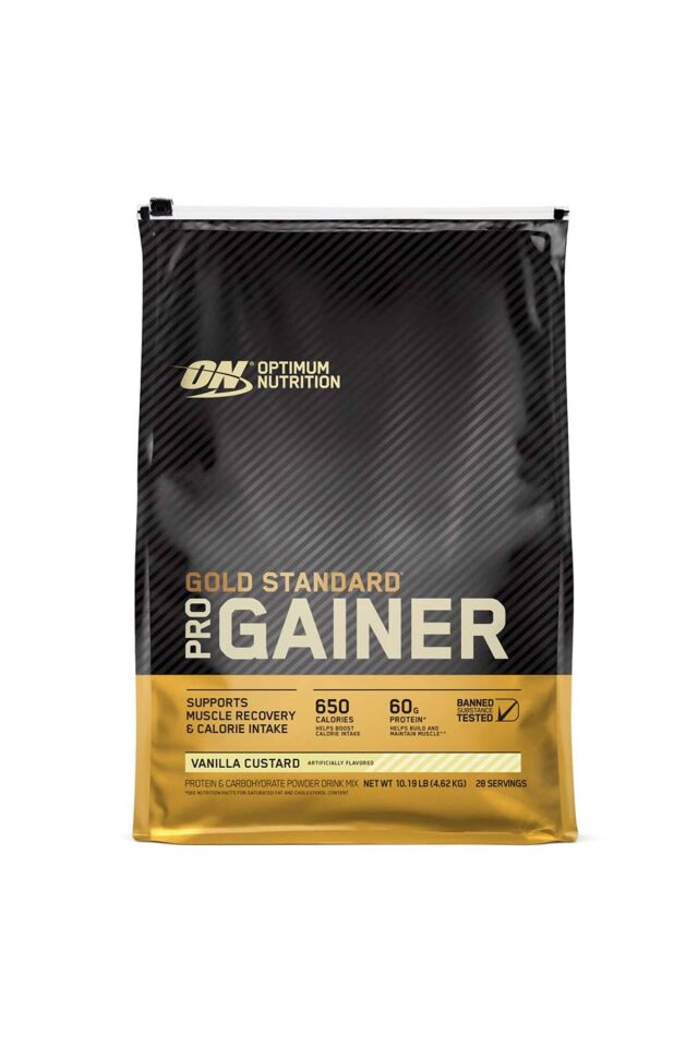 Gold Standard Pro Gainer, Vanilyalı Muhallebi, 10 LB