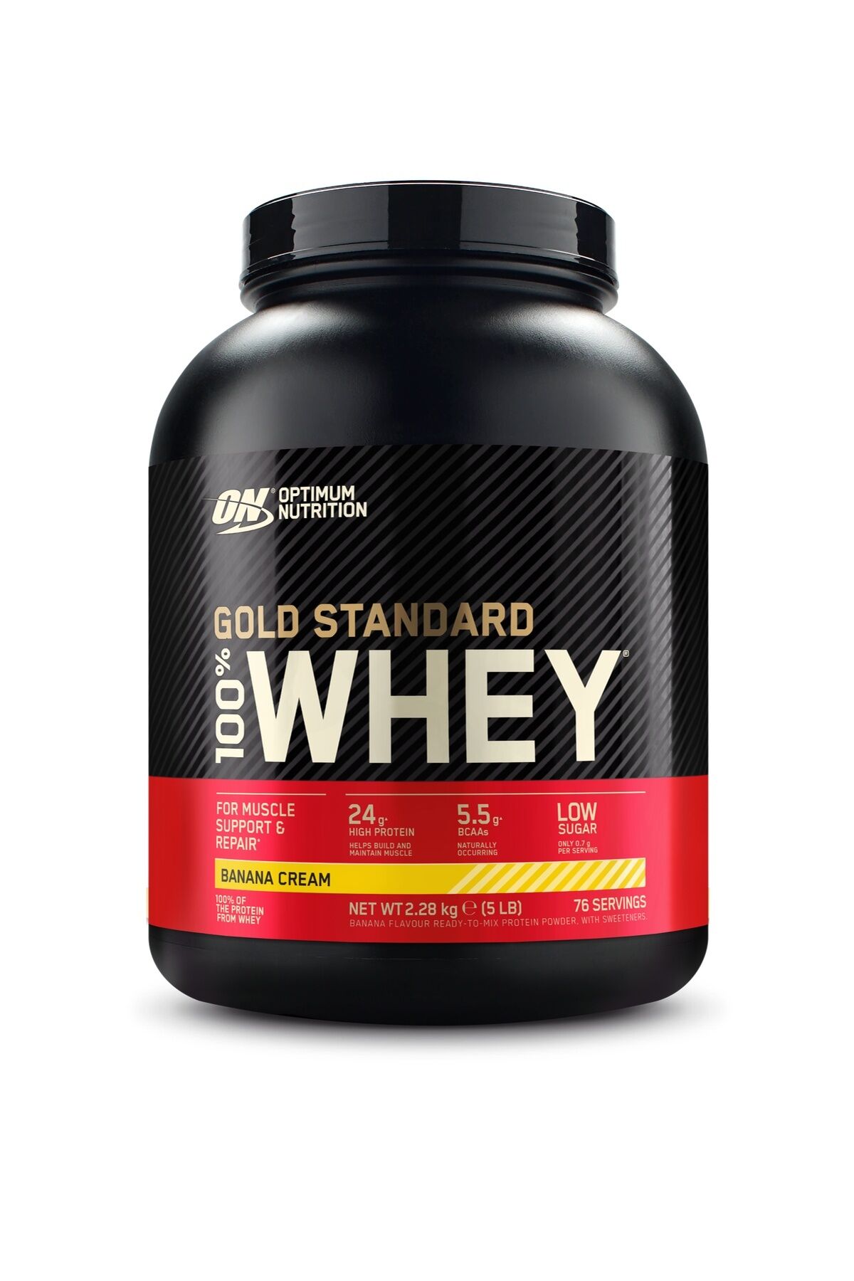100% Whey Gold Standard Muz Aromalı 2.28kg 76 Servis Yüksek Protein Tozu Kas Gelişimi