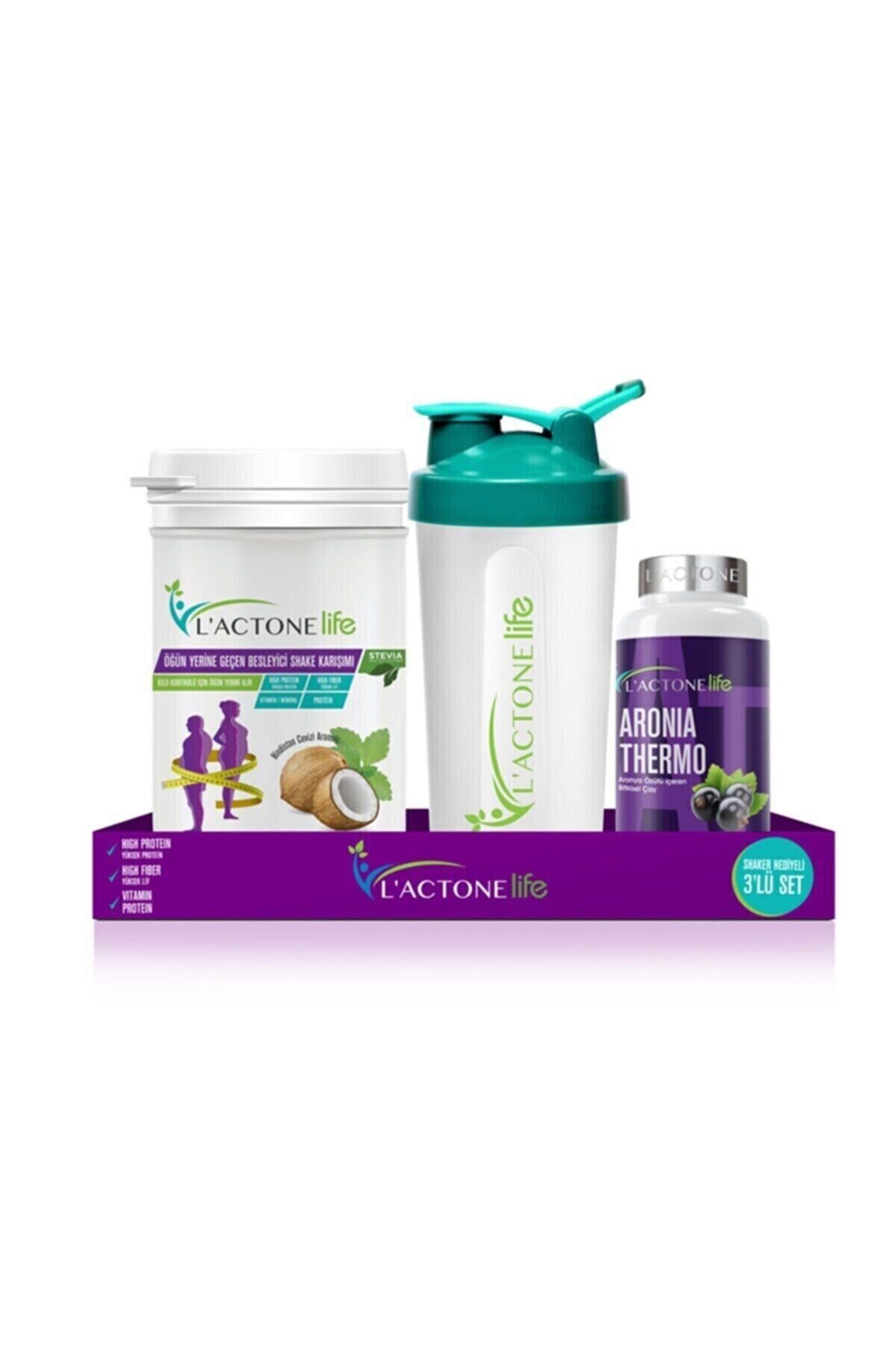 Life Shake Karışım Thermo Çay Shaker Besleyici Set Beyaz