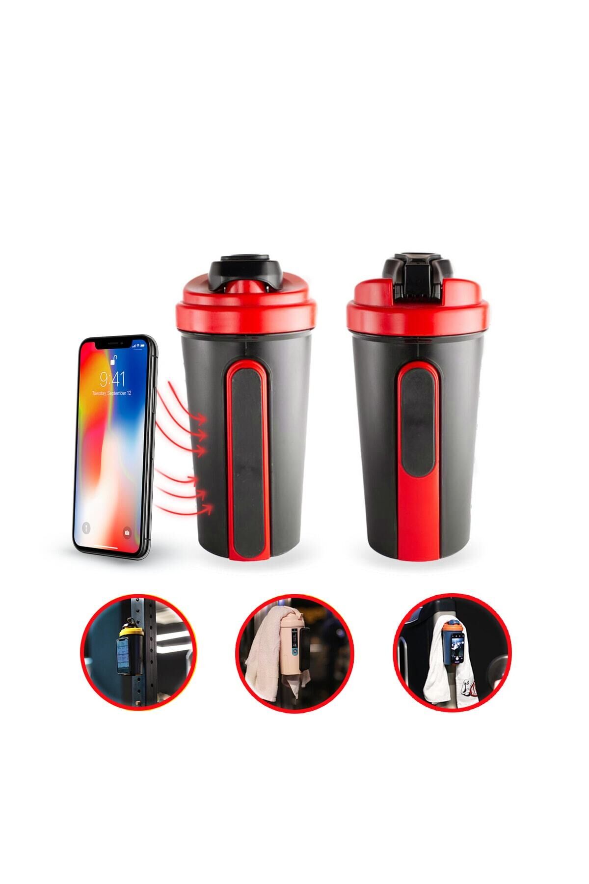 Magnetic Shaker 750 Ml, Çok Amaçlı Karıştırıcı Şişe Siyah