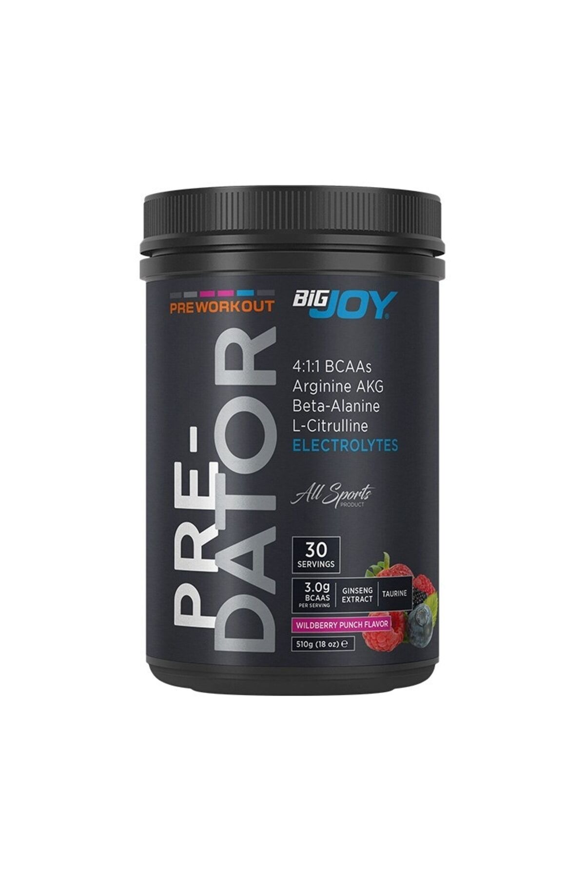 Pre-dator 510 Gr Pre-Workout Orman Meyveli