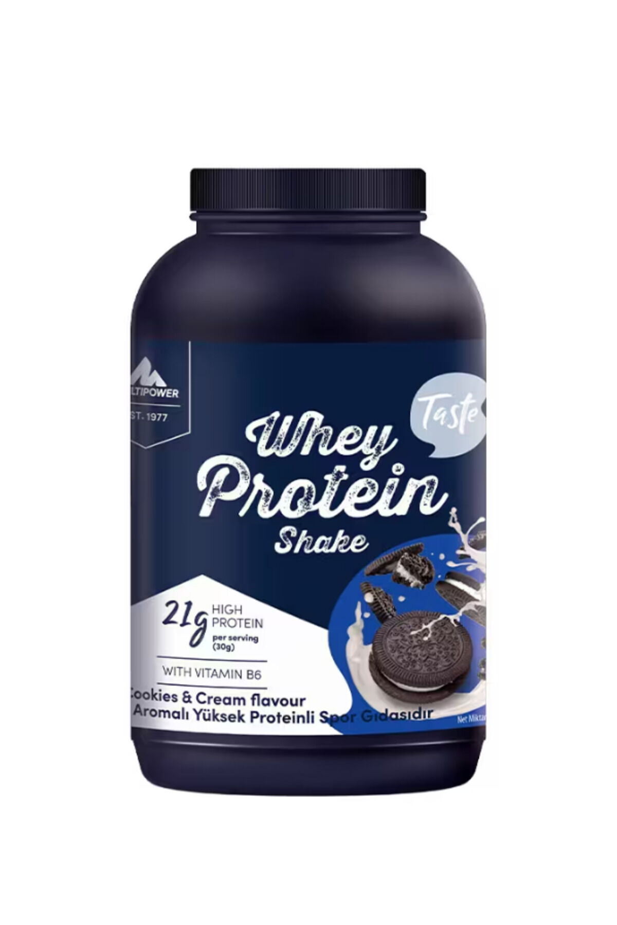 Whey Protein Shake 900 Gr - Kurabiye & Krema Aromalı Protein Tozu