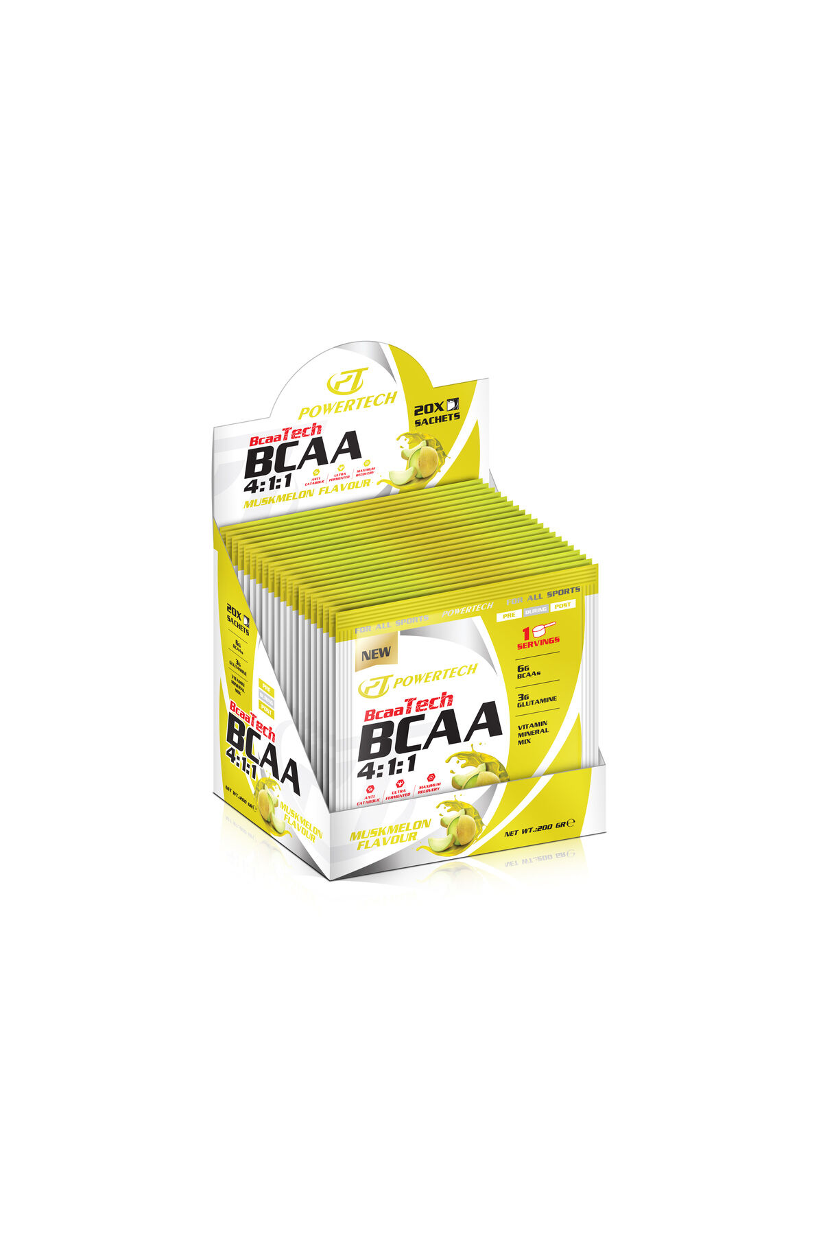 BcaaTech Bcaa 4:1:1 Kavun Aromalı 20x10 Gr Şase