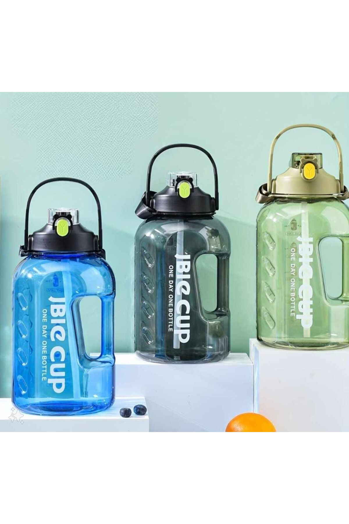 Jbig Cup One Day One Bottle Damacana Shaker Mavi
