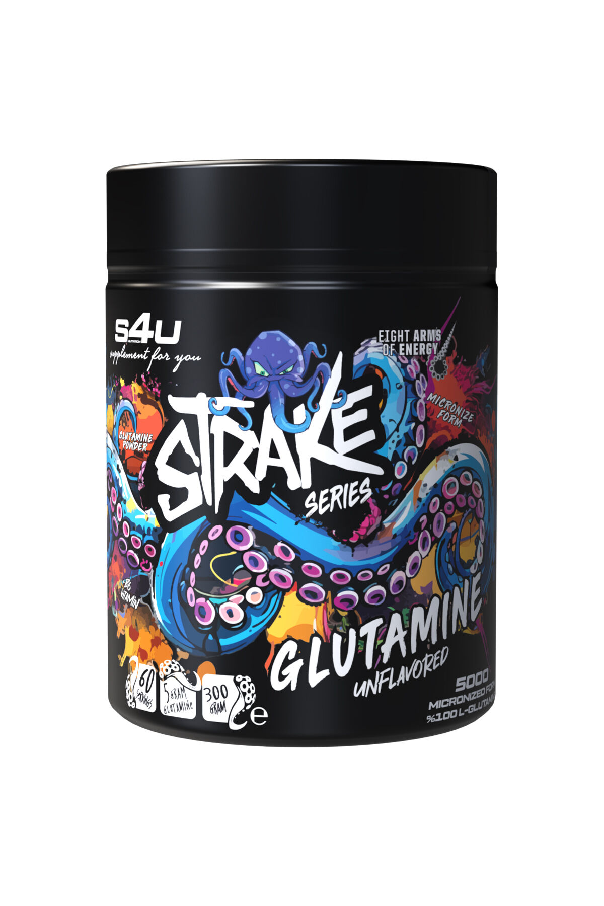 Strake Series Glutamine %100 Saf Aromasız 300 Gram