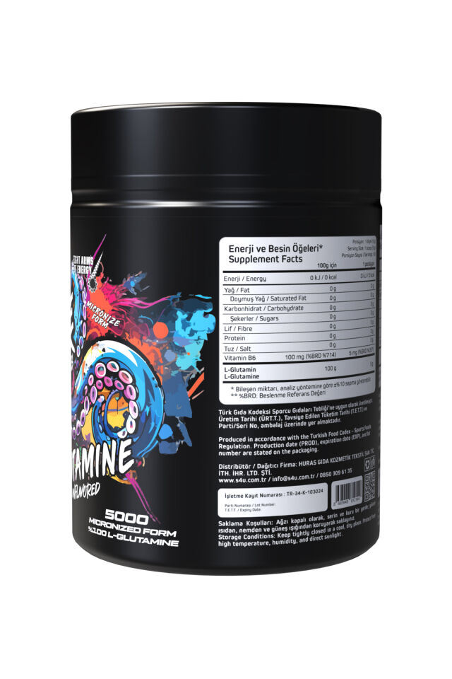 Strake Series Glutamine %100 Saf Aromasız 300 Gram