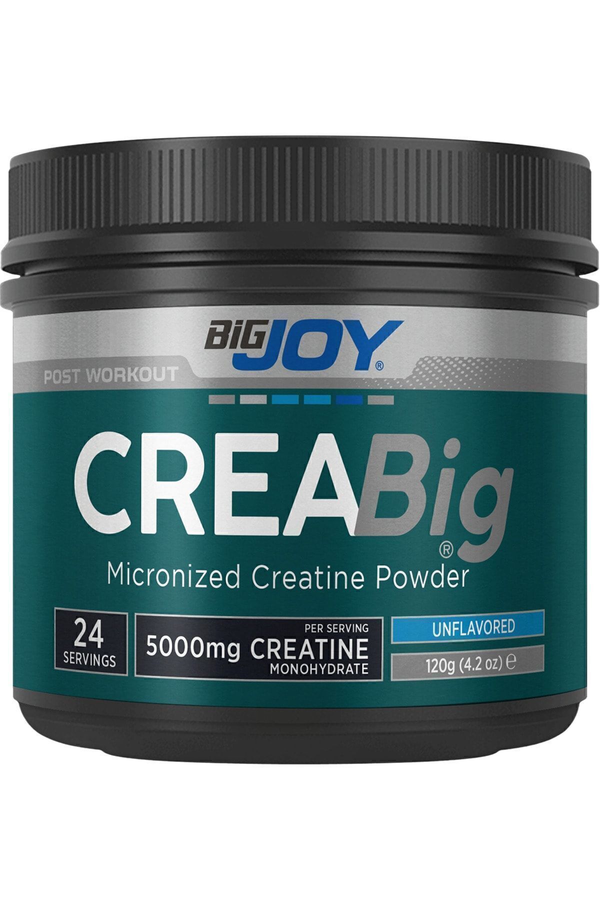 BigJoy Creabig %100 Mikronize Kreatin Monohidrat 200 Mesh Aromasız 120g 24 Servis