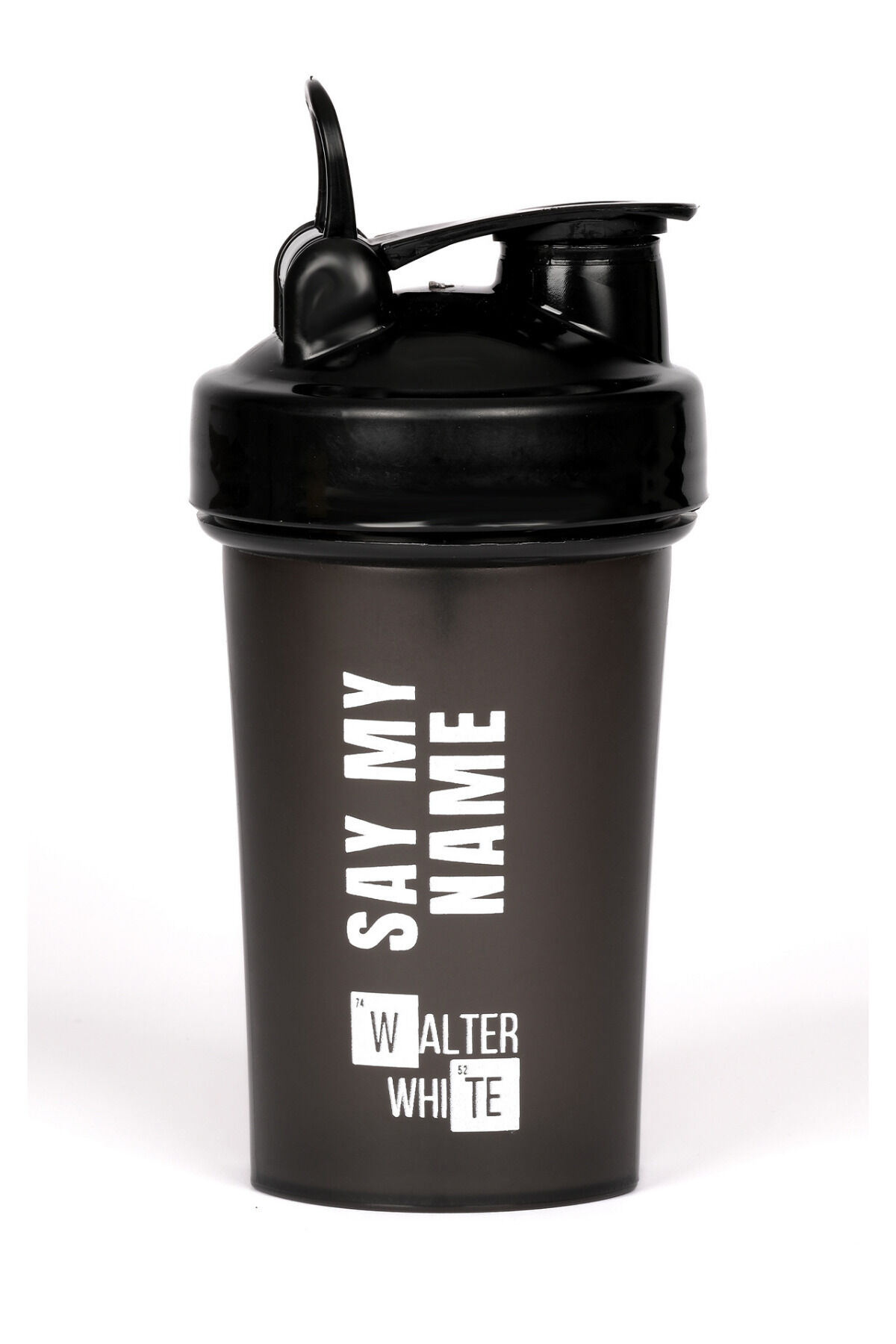 Protein Shaker,Karıştırıcı Shaker,Sporcu Shaker,Antreman Shaker Siyah 550 ML Siyah