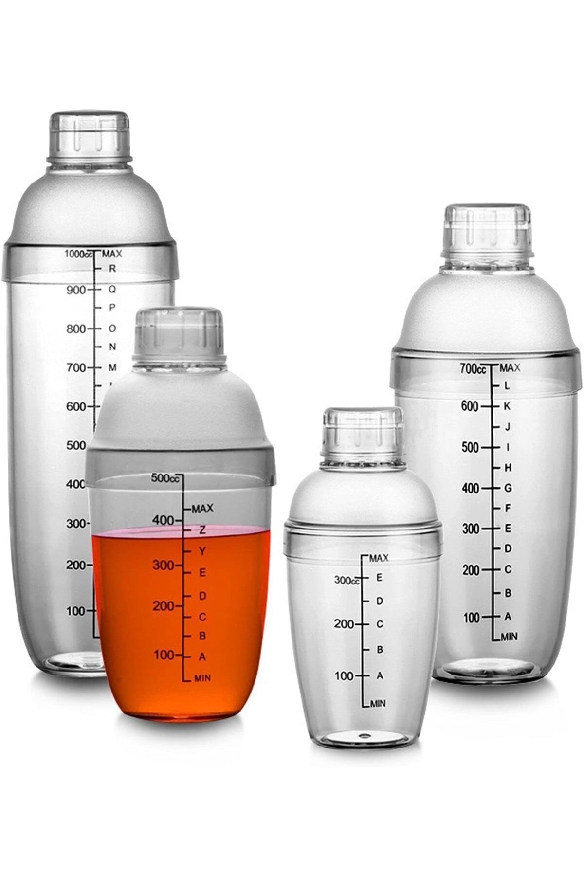 PLASTİK SHAKER 350ML Şeffaf
