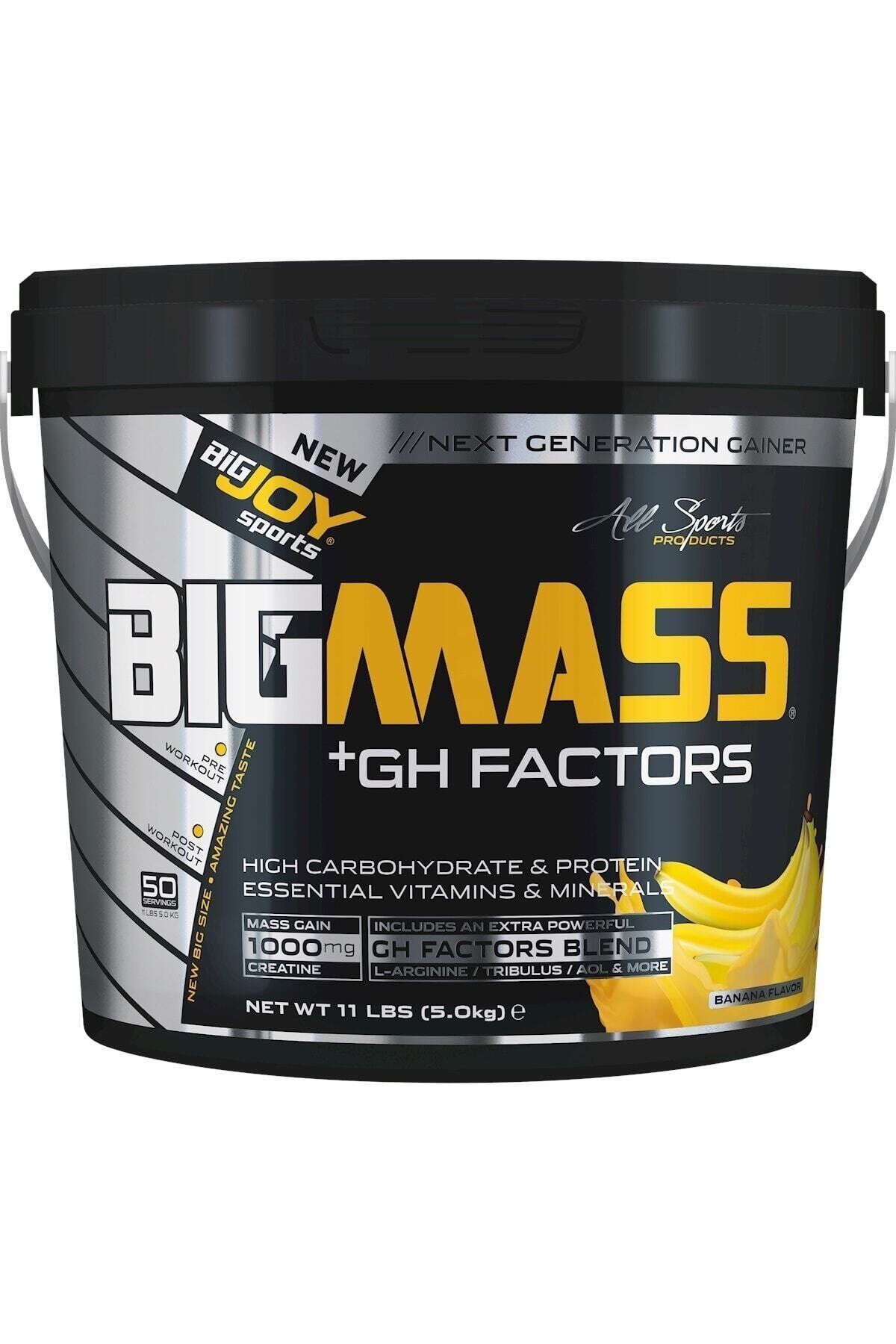 Bigjoy Mass Gh Factors 5 Kg Muz Aromalı Gainer