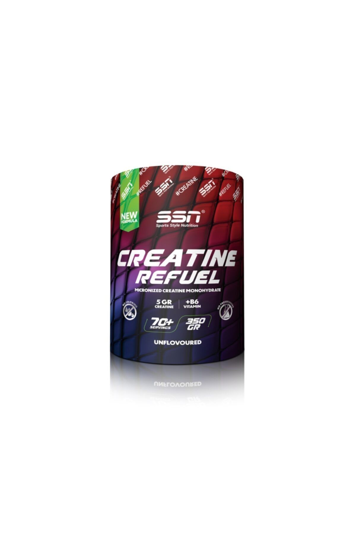 Ssn Refuel Kreatin Monohidrat ( Creatine ) 350 gr 70 Servis