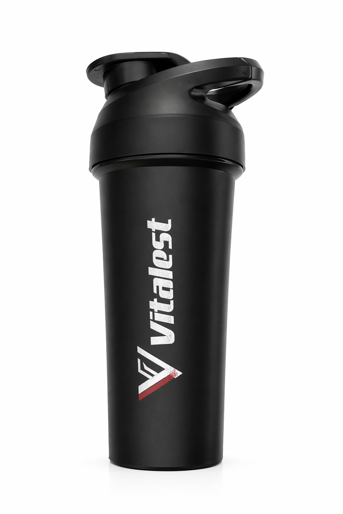 Shaker 600 ml | Sızdırmaz Kapaklı Shaker Karıştırıcı Suluk Siyah