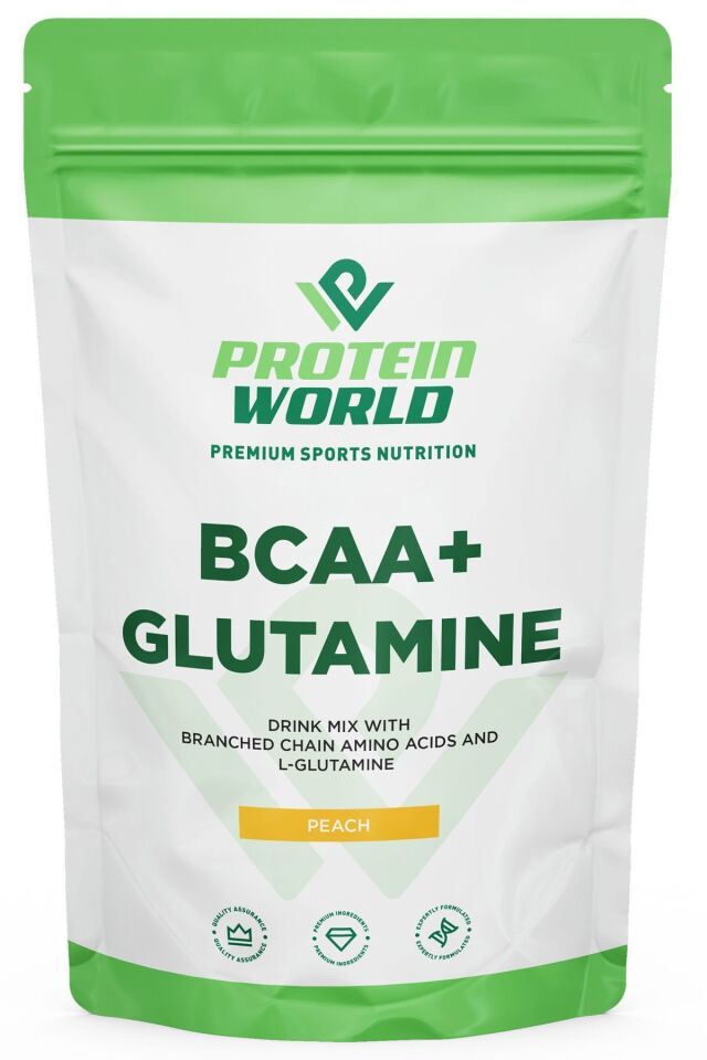 Bcaa Glutamine - 240 G - Şeftali Aromalı - 20 Servis - Bcaa Glutamin Amino Asit
