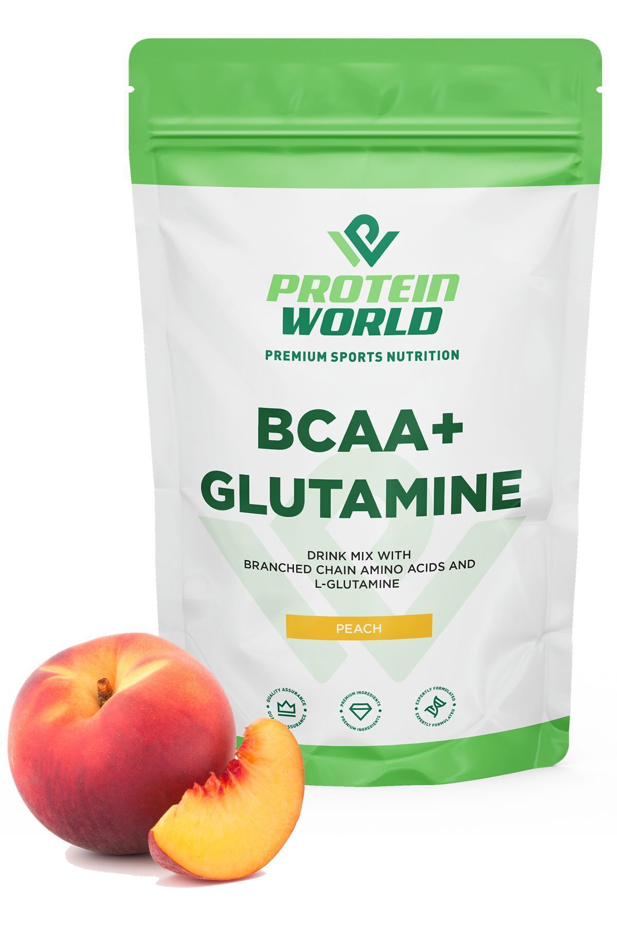 Bcaa Glutamine - 240 G - Şeftali Aromalı - 20 Servis - Bcaa Glutamin Amino Asit