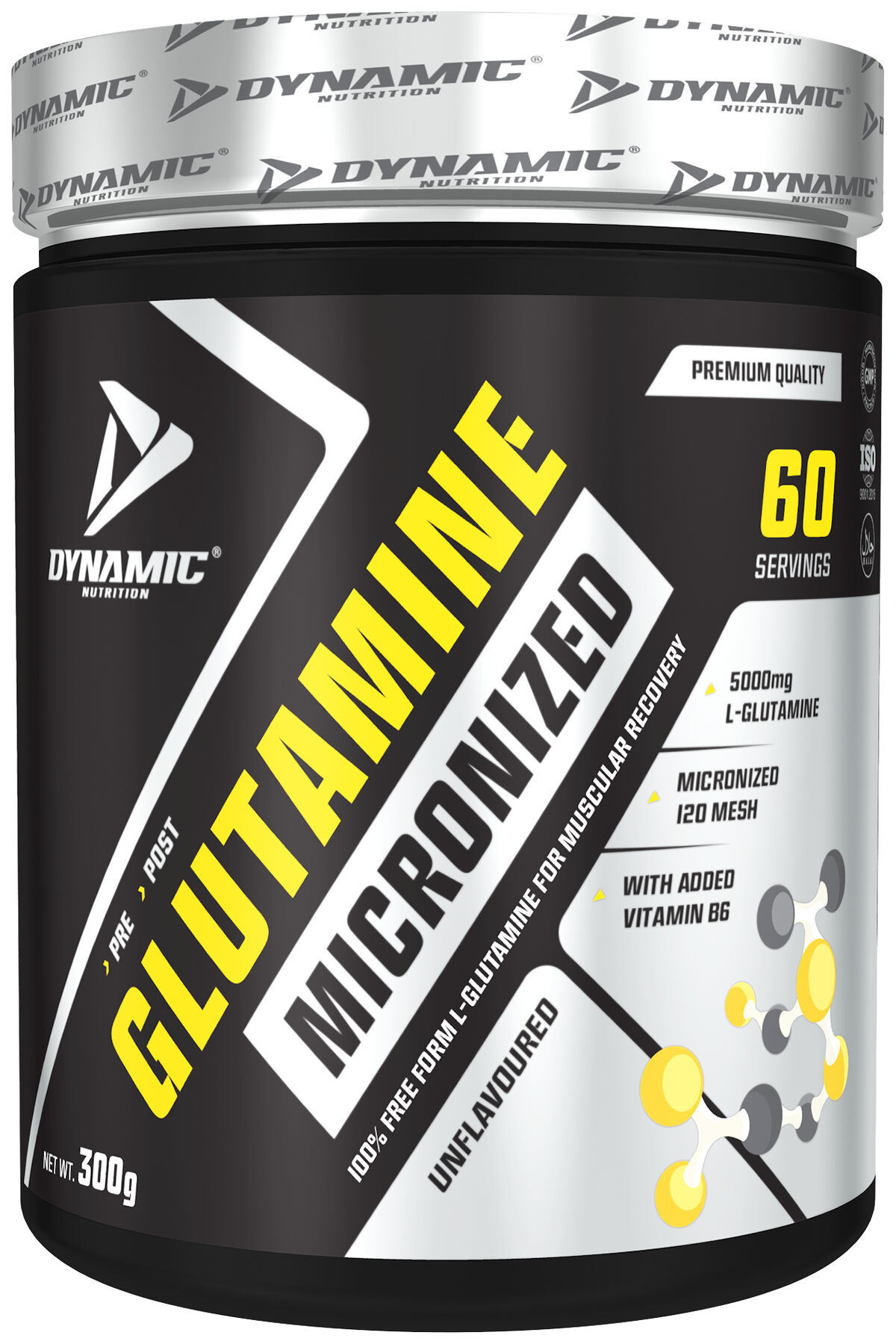 Glutamine - 300 G - Aromasız - 60 Servis - %100 Saf Glutamin Amino Asit