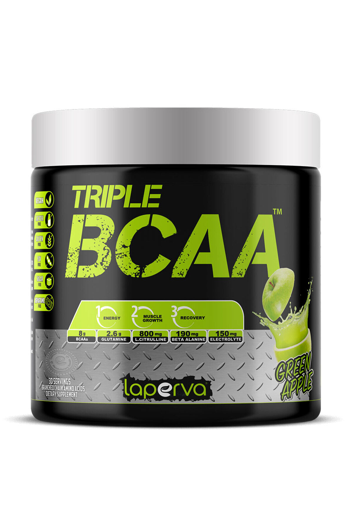 Üçlü BCAA, Yeşil Elma, 30
