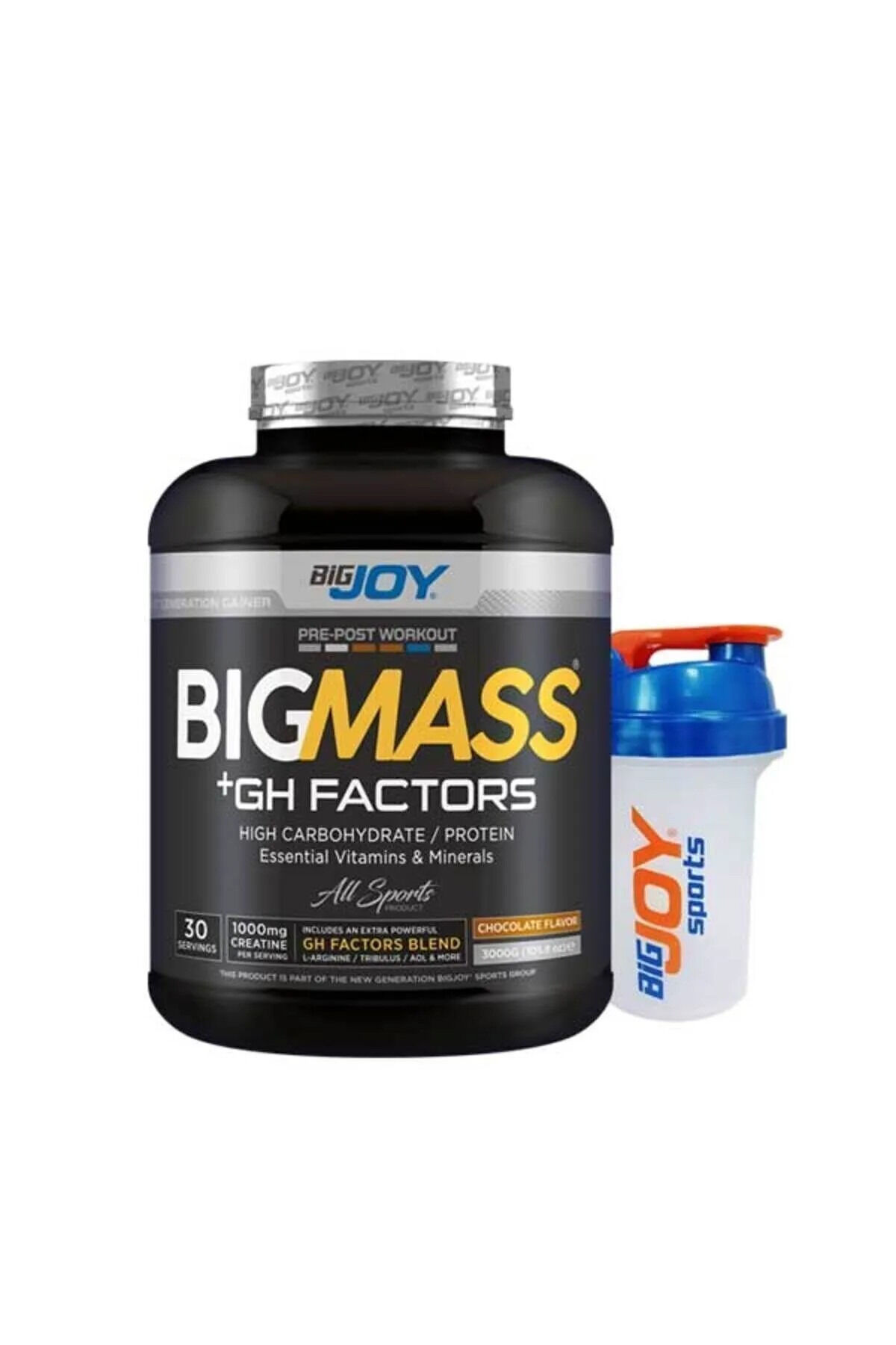 Bigjoy Bigmass Çikolata Aromalı 3000 gr Mass Gainer Karbonhidrat Tozu
