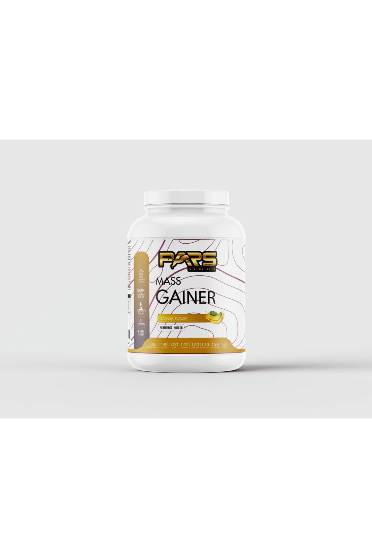 Mass Gainer 4000 Gr 40 Servings | Banana