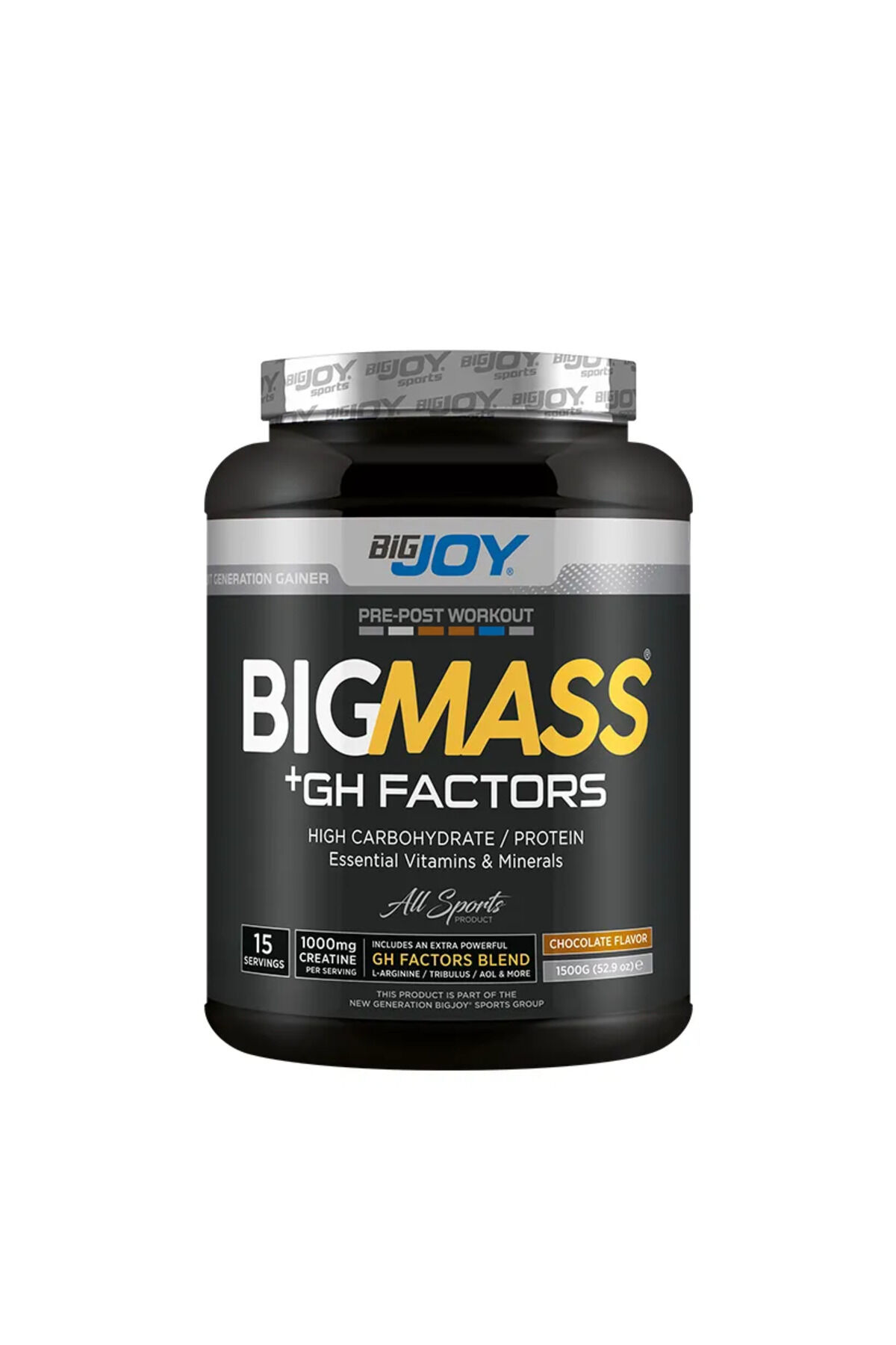 Bigmass Çikolata Aromalı 1500 gr Mass Gainer Karbonhidrat Tozu
