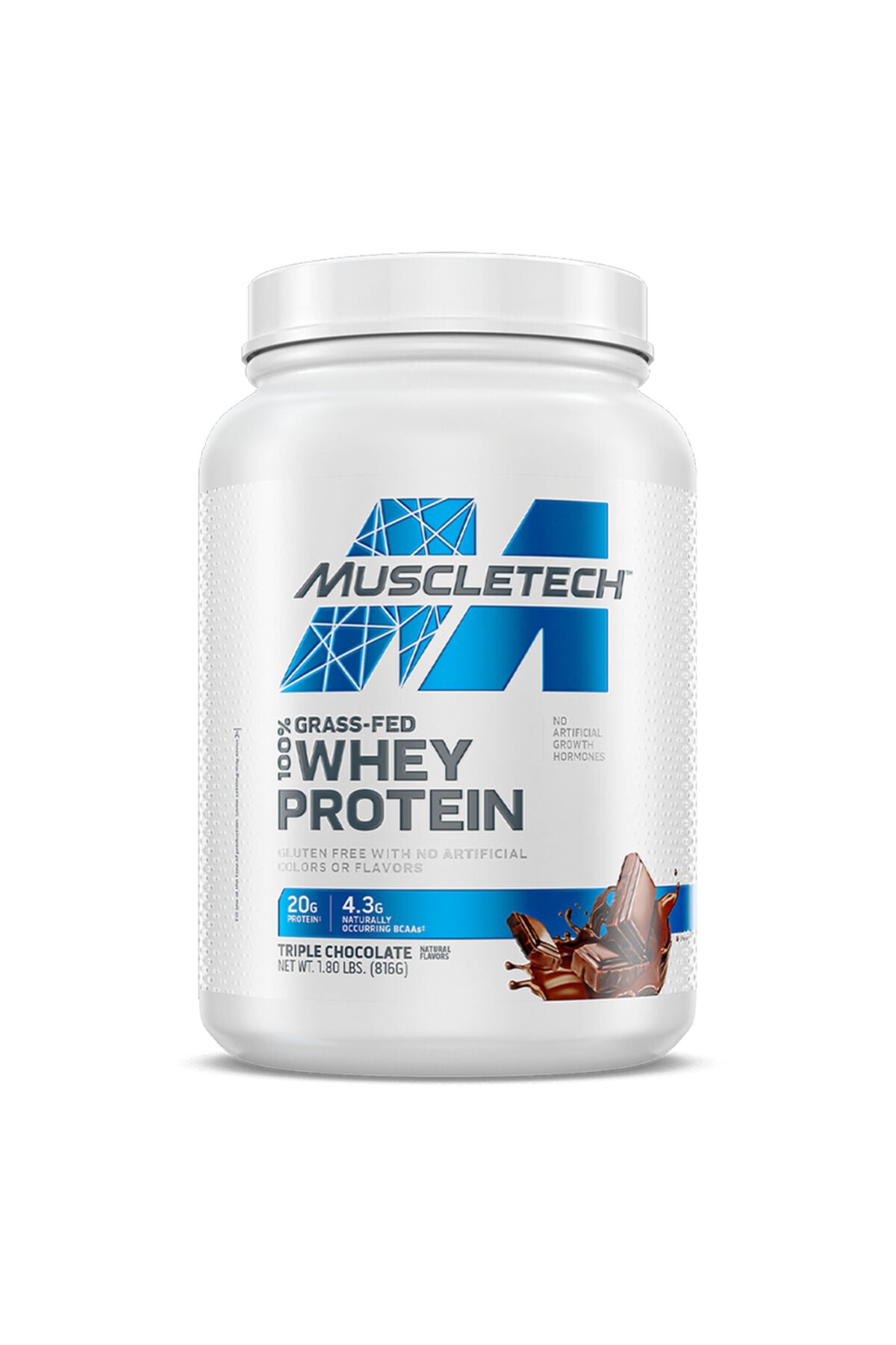 %100 Otla Beslenen Peynir Altı Suyu Proteini, Üçlü Çikolata, 1,8 LB