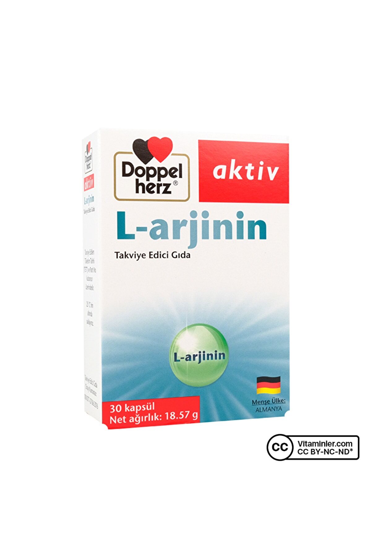 Aktiv L-arjinin 30 Kapsül