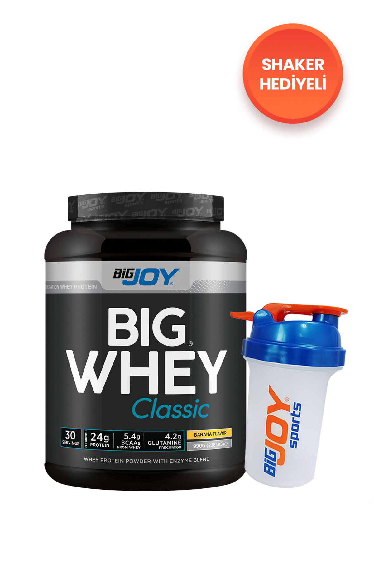 BIGWHEY Whey Protein Classic Muz Aromalı 990g 30 Servis
