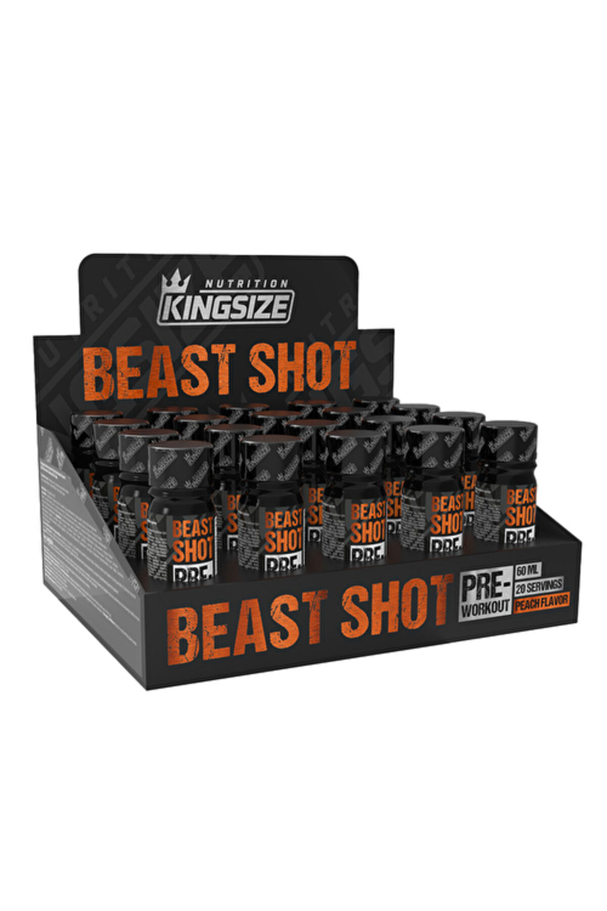 Beast Shot Pre-Workout 60 mL 20 Adet - ŞEFTALİ