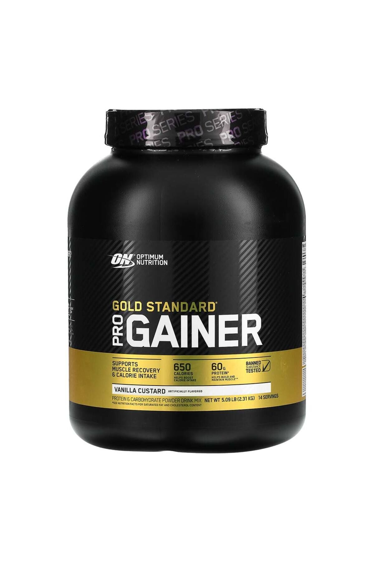Gold Standard Pro Gainer, Vanilyalı Muhallebi, 5 LB