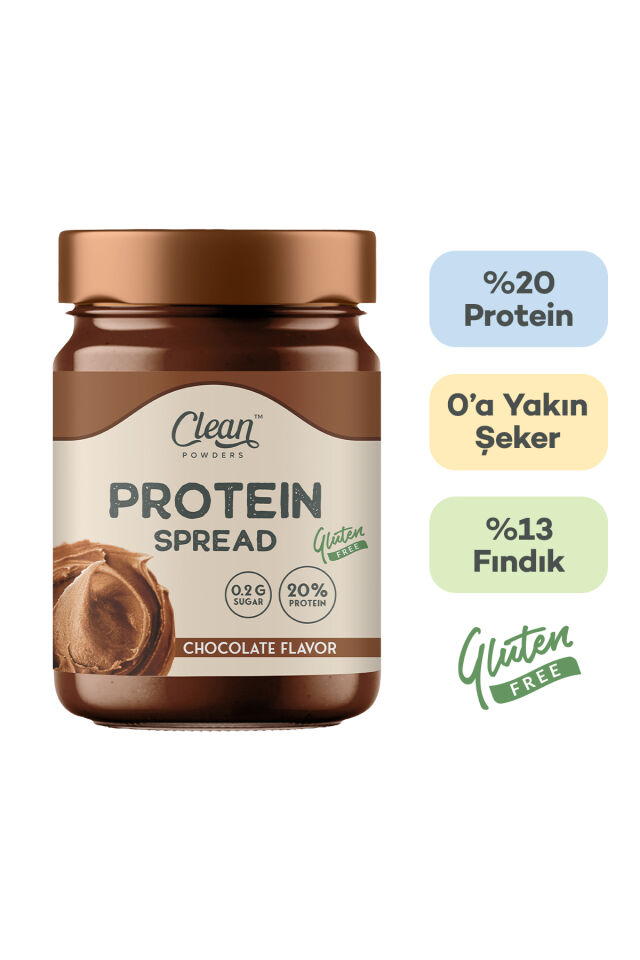 Proteinli Çikolatalı Fındık Kreması (PROTEİN SPREAD) 350 gr - ( 3 Adet )