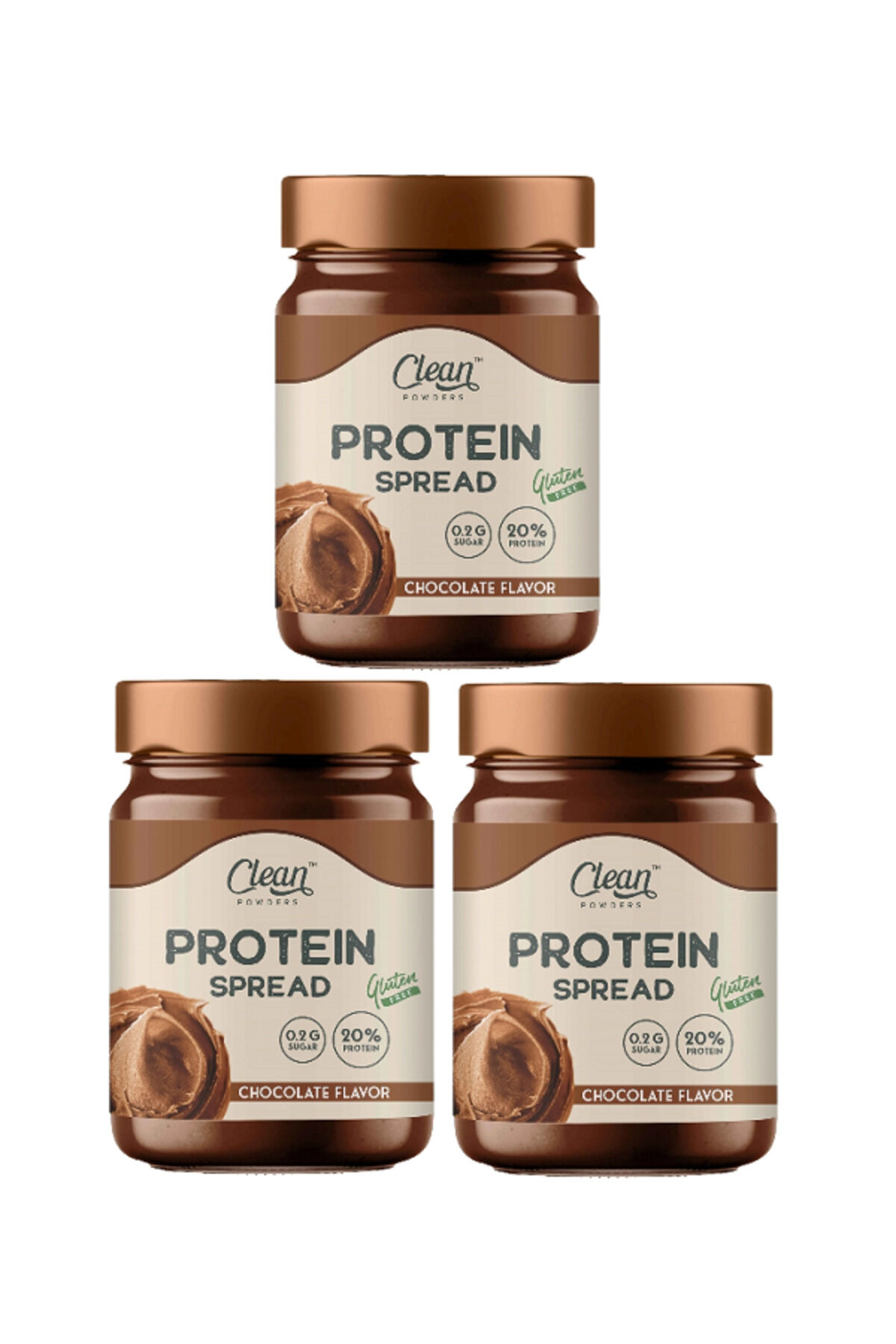 Proteinli Çikolatalı Fındık Kreması (PROTEİN SPREAD) 350 gr - ( 3 Adet )