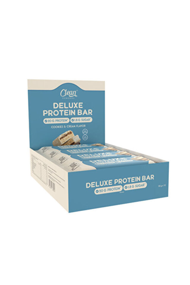 Deluxe Protein Bar %36 Protein 55 Gr 12 Adet - BEYAZ ÇİKOLATA KURABİYE