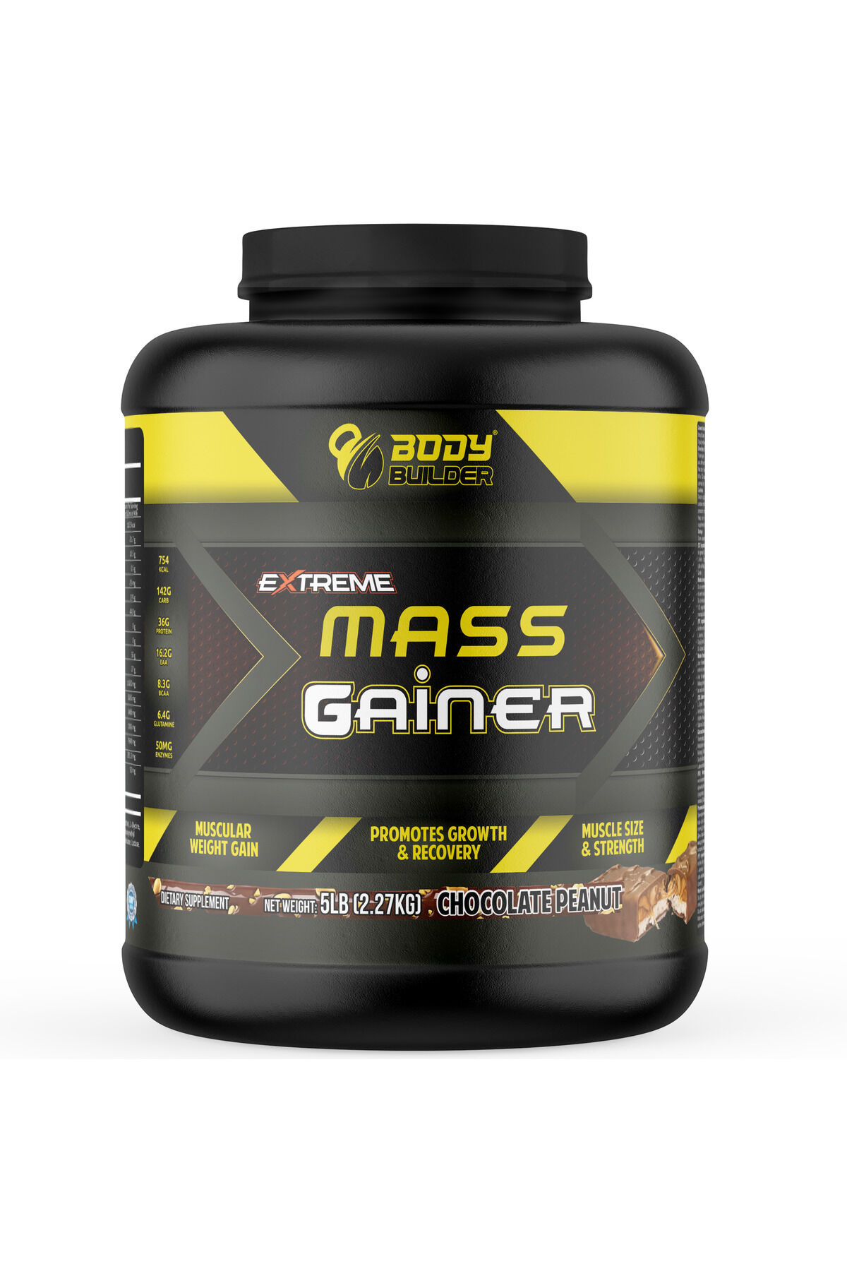 Extreme Mass Gainer, Çikolatalı Fıstık, 5 LB