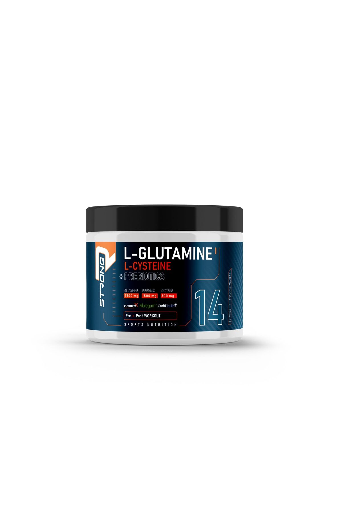 Strong-r L-glutamin L-cysteine L-glycine Prebiotic 74,2 gr 14 Ölçek Bağırsak Mide Protein Aminoasit