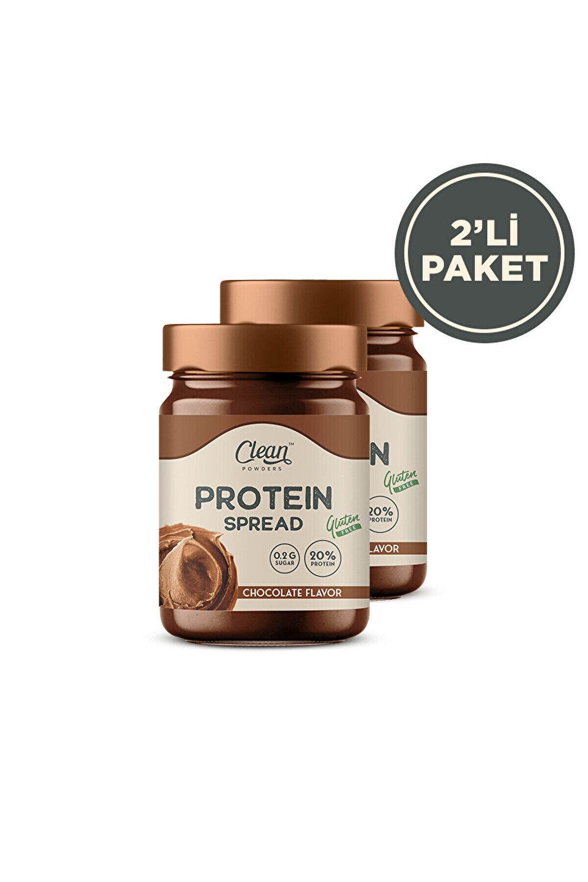 Proteinli Kakaolu Fındık Kreması 350 Gr 2 Adet