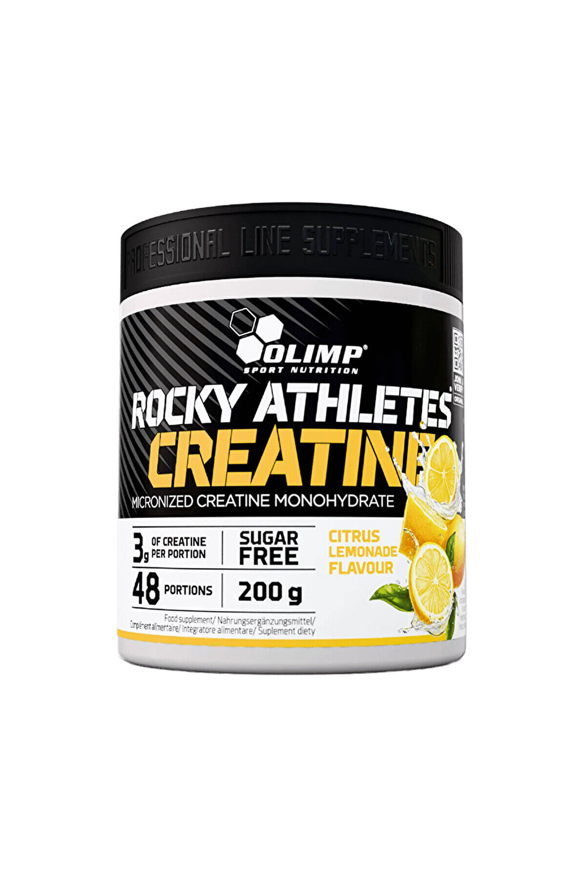 Rocky Athletes Creatine 200 Gr 48 Servis Limonata Aromalı