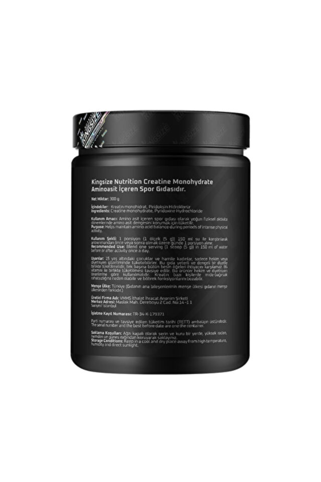 Creatine Powder 300 Gr Aromasız - 60 Servis