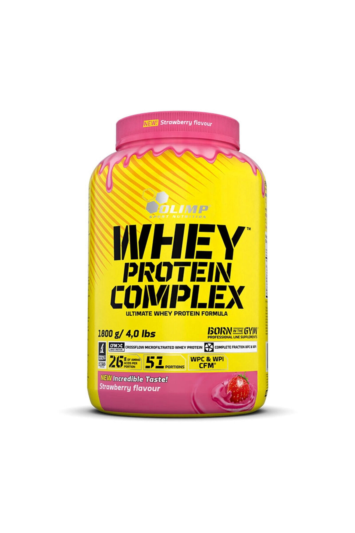 Whey Complex Protein Tozu 1800 gr Çilek Aromalı