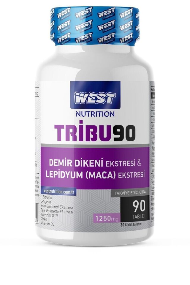 Tribu90 Tribulus Demir Dikeni Lepidyum - Maca - Panax Ginseng Ekstresi Ve Sitrülin 90 Tablet 1250 Mg