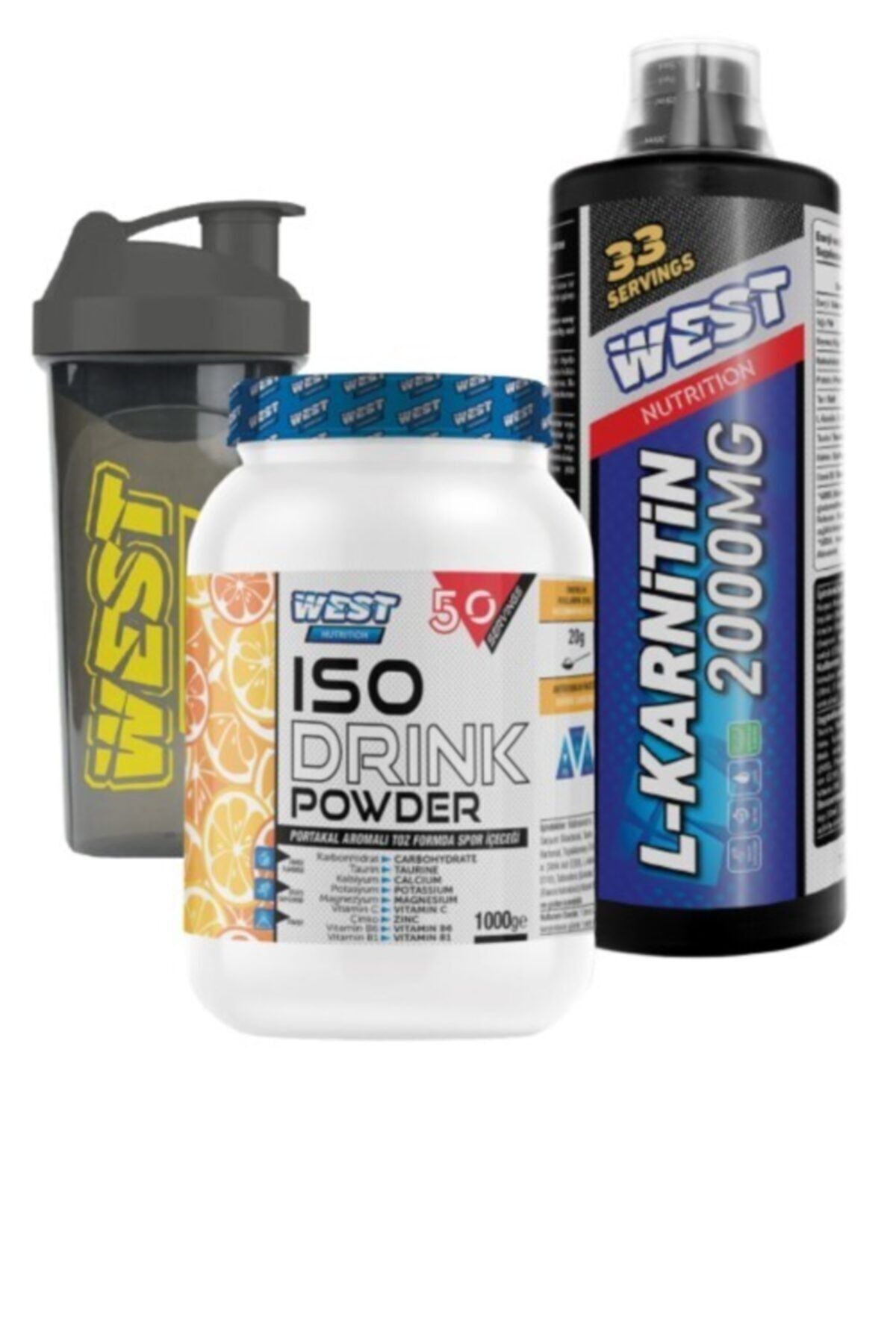 L-karnitin 2000 Mg 1000 Ml - Iso Drink Powder Izotonoik Sporcu İçeceği
