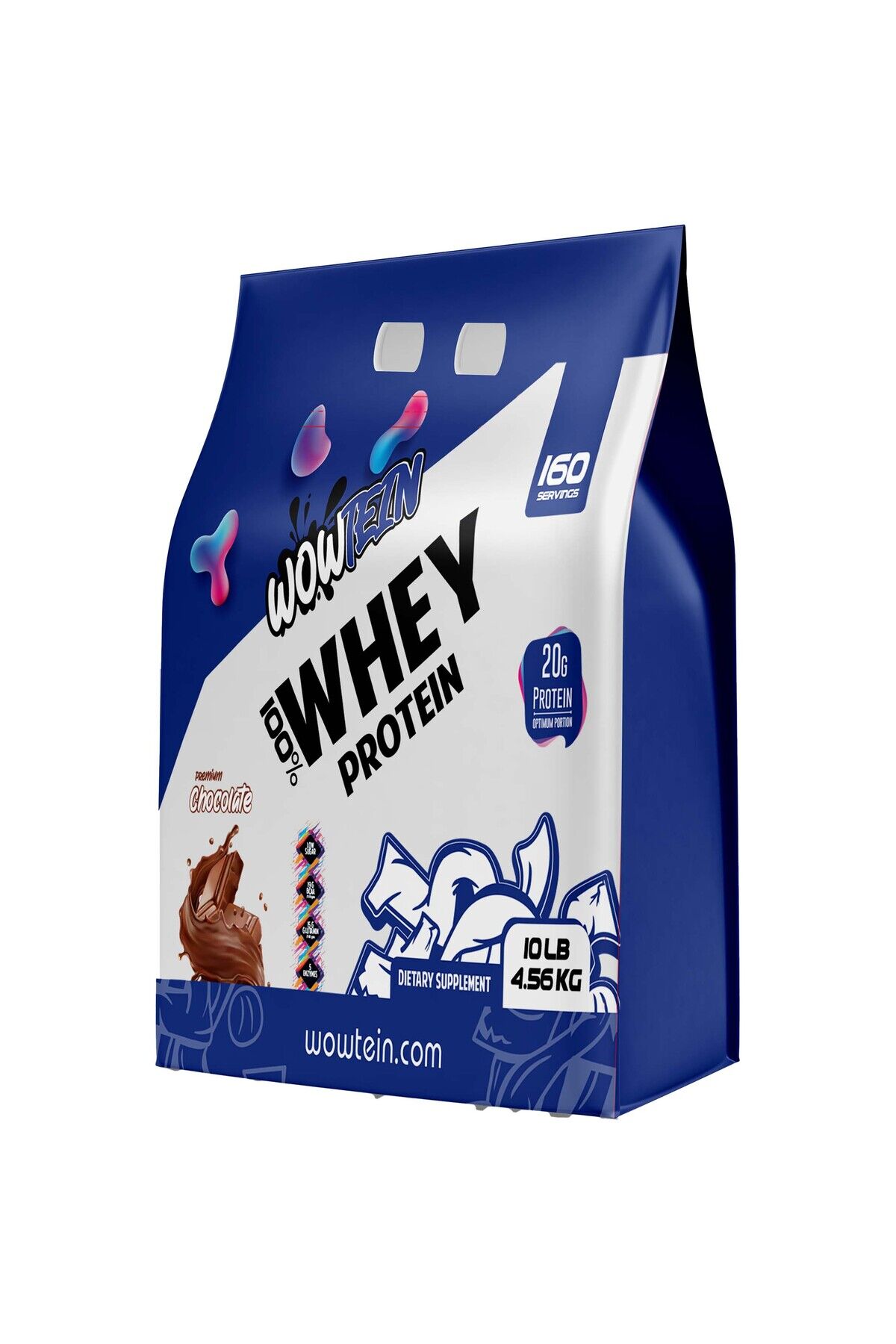 %100 Peynir Altı Suyu Proteini, Çikolata, 10 LB