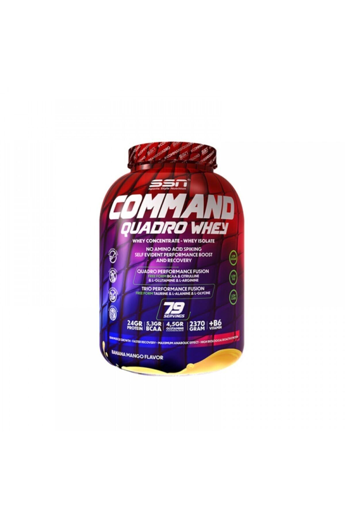 Ssn Command Quadro Whey Protein 2370 Gr. Muz & Mango Shaker