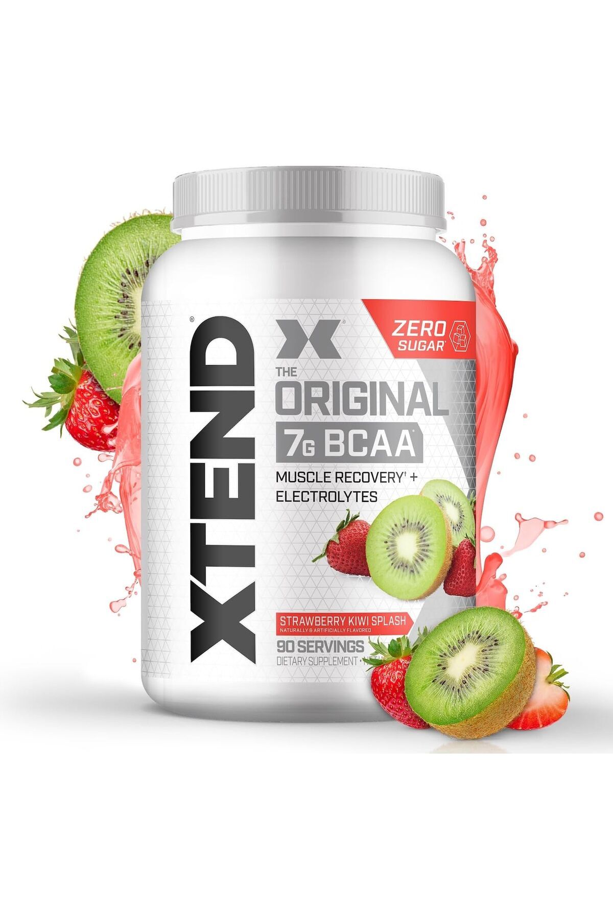 Original BCAA Powder 7g BCAA and 2.5g L-Glutamine Post Workout Muscle Recovery Amino Acids 90