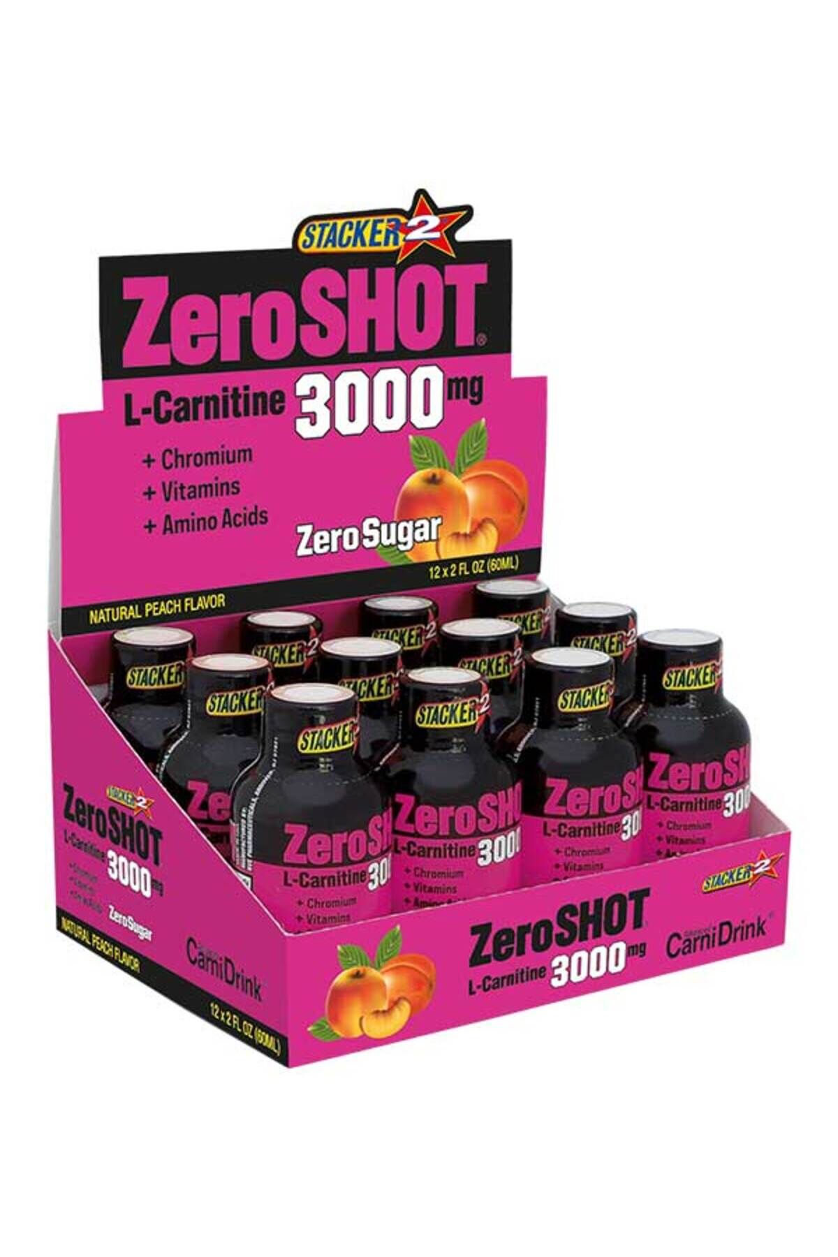60 ml 3000mg L-carnitine 12 Adet - Şeftali Aroma -