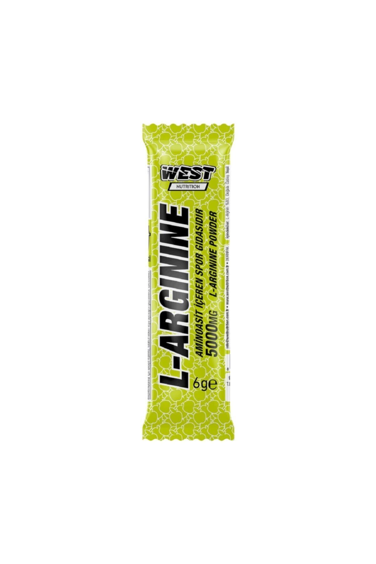 L-arjinin Tek Kullanımlık Saşe 6 Gram Yeşil Elma Aromalı