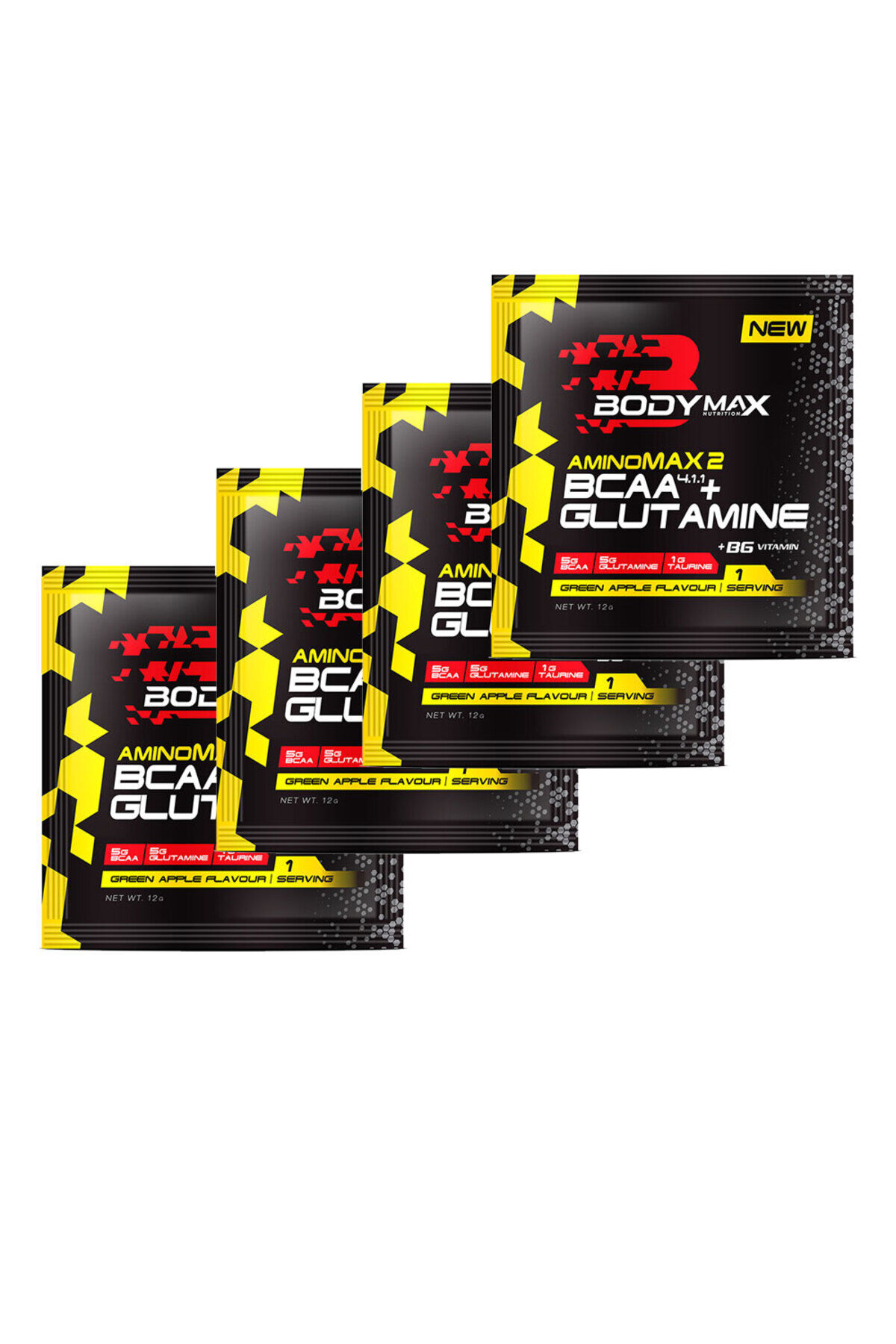 BcaaMax Bcaa+Glutamin Şase elma Aromalı (4 Adet)