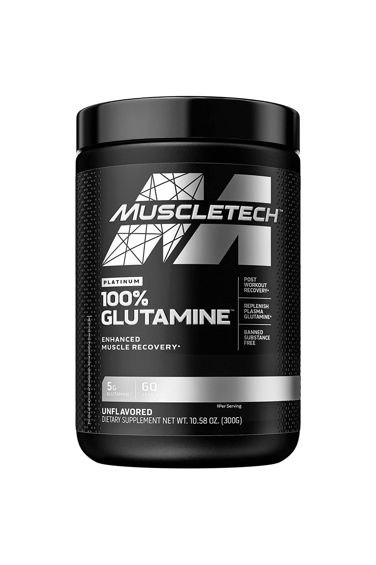 Platinum Glutamin, Aromasız, 60
