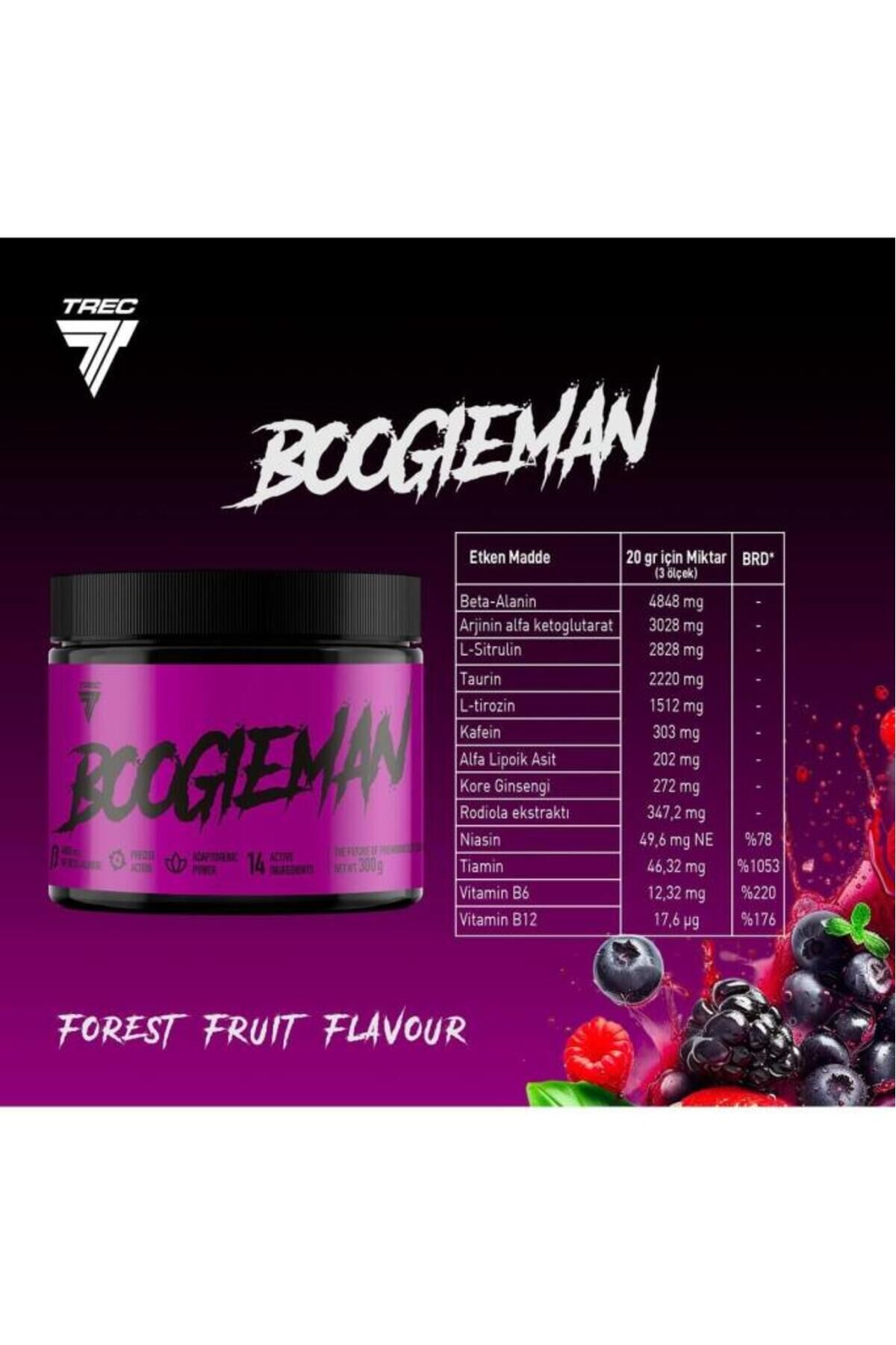 Boogieman Pre Workout 300g Forest Fruits Flavour