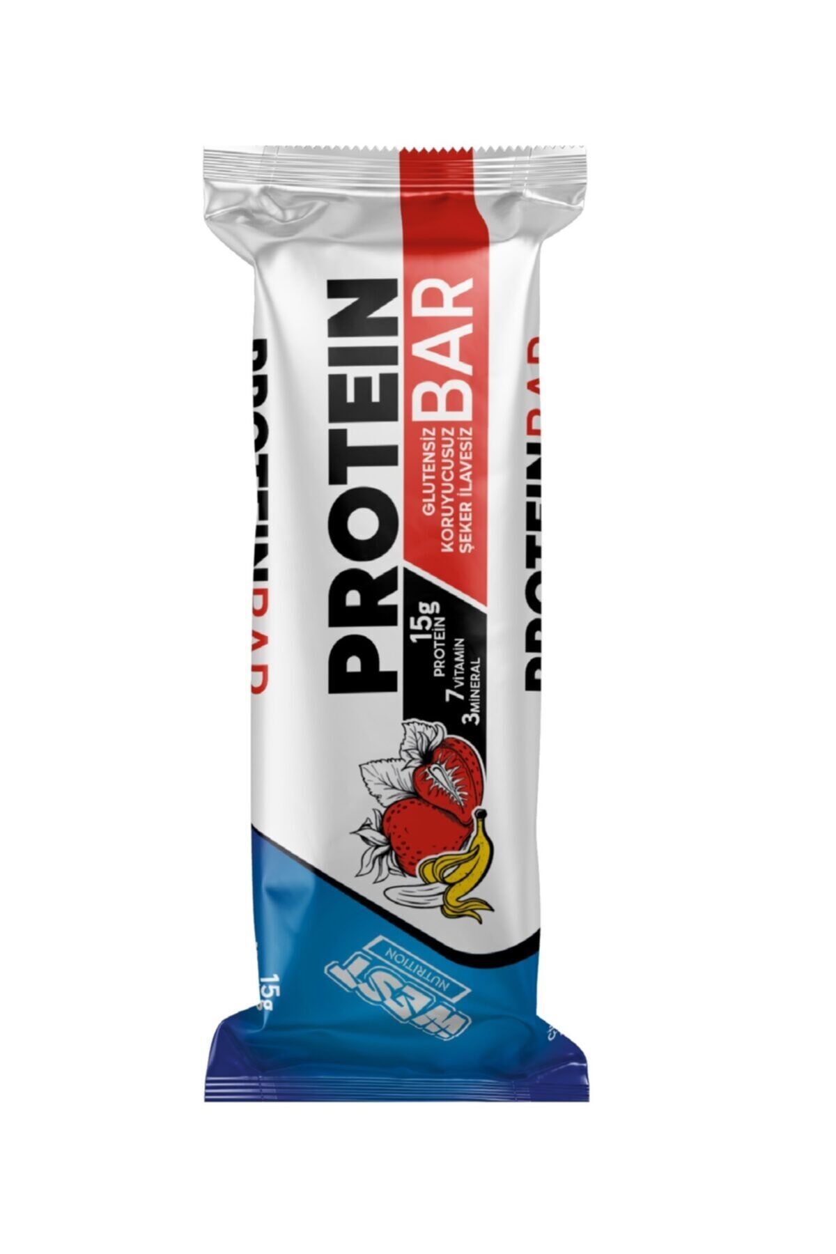 Protein Bar Çilekli 1 Adet x 50 gram